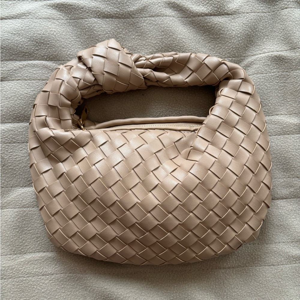 Urban Expression Tracy Woven Handbag in Natural (Tan)